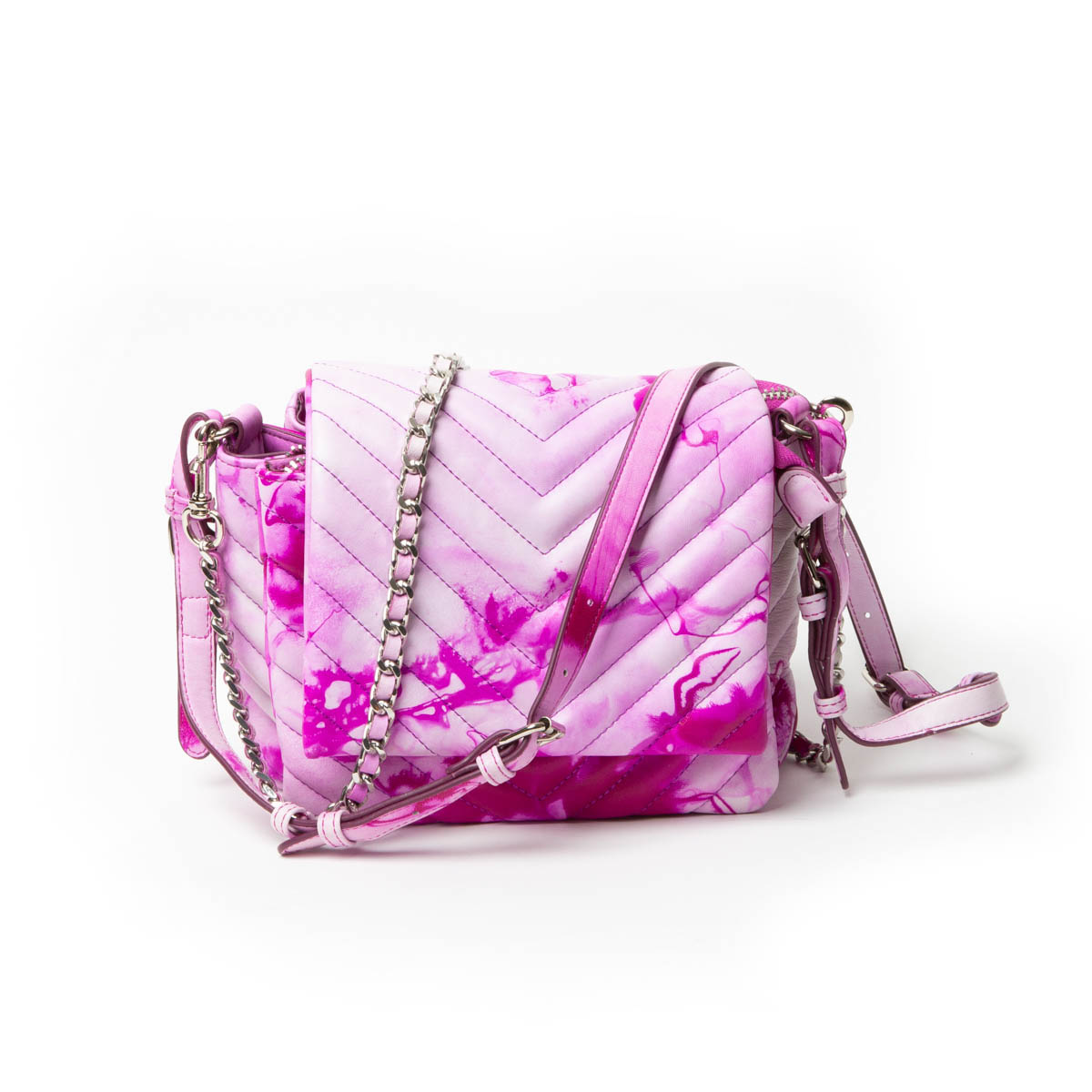SAC ABY MATELASSE TIE AND DYE ORCHIDEE
